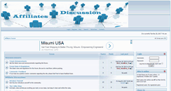 Desktop Screenshot of affiliatesdiscussion.com